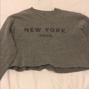 Cropped sweatshirt